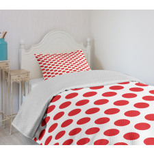 Pop Art Retro Dots Bedspread Set