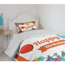 Birthday Party Bedspread Set