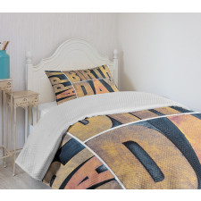 Wooden Printing Blocks Bedspread Set