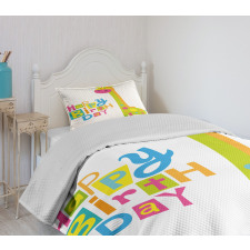 Birthday Baby Giraffe Bedspread Set