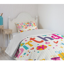 School Math Student Bedspread Set