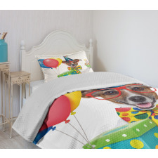 Birthday Dog Cake Bedspread Set