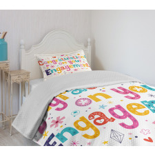 Hippie Party Bedspread Set