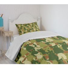 Kitten Silhouettes Jungle Bedspread Set