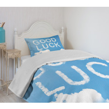 Message Sky Clouds Bedspread Set