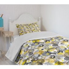 Sketchy Circles Bedspread Set