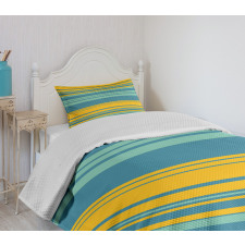 Horizontal Modern Bedspread Set