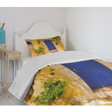 Greek House Bedspread Set