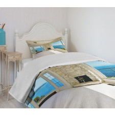 Ocean Nature Forest View Bedspread Set