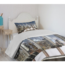 Business Room City Bedspread Set