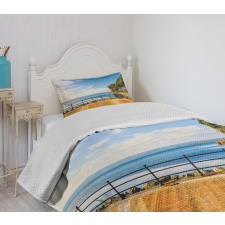 Bolsena Lake Italy View Bedspread Set