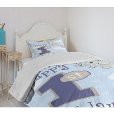 Elephant in the Sky Bedspread Set