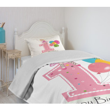 Best Wishes Pink Wand Bedspread Set