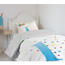 Kids First Birthday Bedspread Set