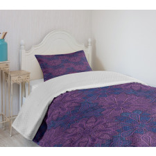 Paisley Flower Bedspread Set