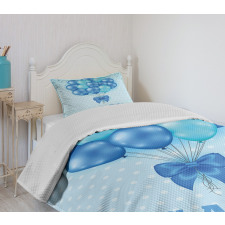 Balloons Polka Dots Bedspread Set