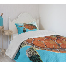 Sea Animal Caribbean Bedspread Set