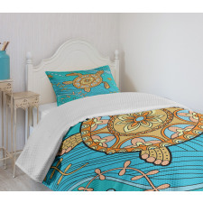 Doodle Water Bedspread Set