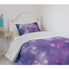 Purple Nebula Bedspread Set