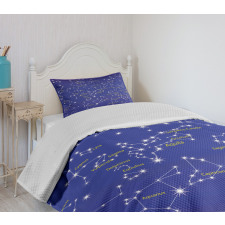 Names of Stars Bedspread Set