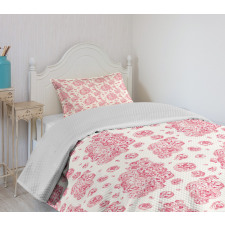 Peonies English Roses Bedspread Set