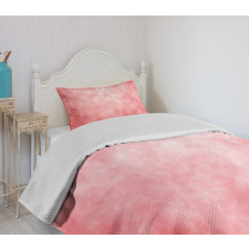 Pale Spring Watercolor Bedspread Set