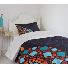 Geometric Mandalas Bedspread Set