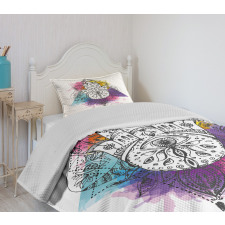 Hamsa Triangle Art Bedspread Set