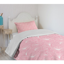 Ornate Floral Lines Bedspread Set