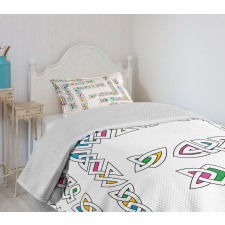 Gaelic Ornament Patterns Bedspread Set