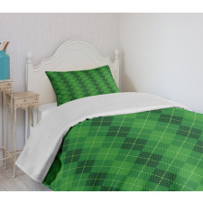 Tartan Inspired Plaid Bedspread Set