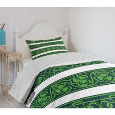 Shamrock Borders Art Bedspread Set