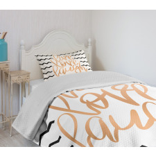 Chevron Art Bedspread Set