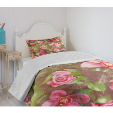 Retro Flora Romance Bedspread Set