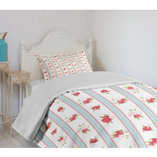 Rose Blooms Bedspread Set