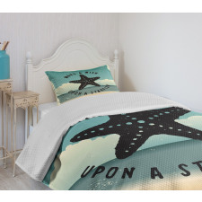 Words Grunge Bedspread Set