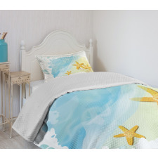 Beach Bedspread Set