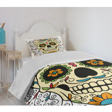 Calavera Featured Bedspread Set