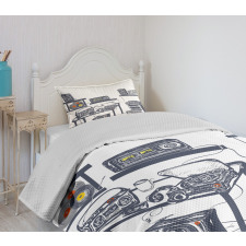 Music Devices Turntable Bedspread Set