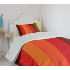 Vertical Striped Bedspread Set