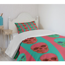 Skull Gothic Bedspread Set