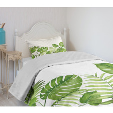 Foliage Swirls Botanic Bedspread Set