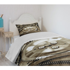 Aged Gears Bedspread Set