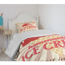 Homemade Ice Cream Bedspread Set