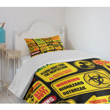 Apocalypse Signs Bedspread Set