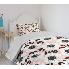 Floral Pastel Soft Bedspread Set