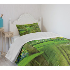 Forest with Lake Botany Bedspread Set