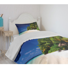 Sandy Coastline Surreal Bedspread Set