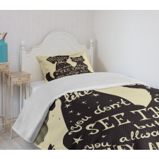 Cat Dog Friends Bedspread Set