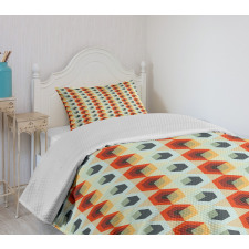 Hexagonal Comb Modern Bedspread Set